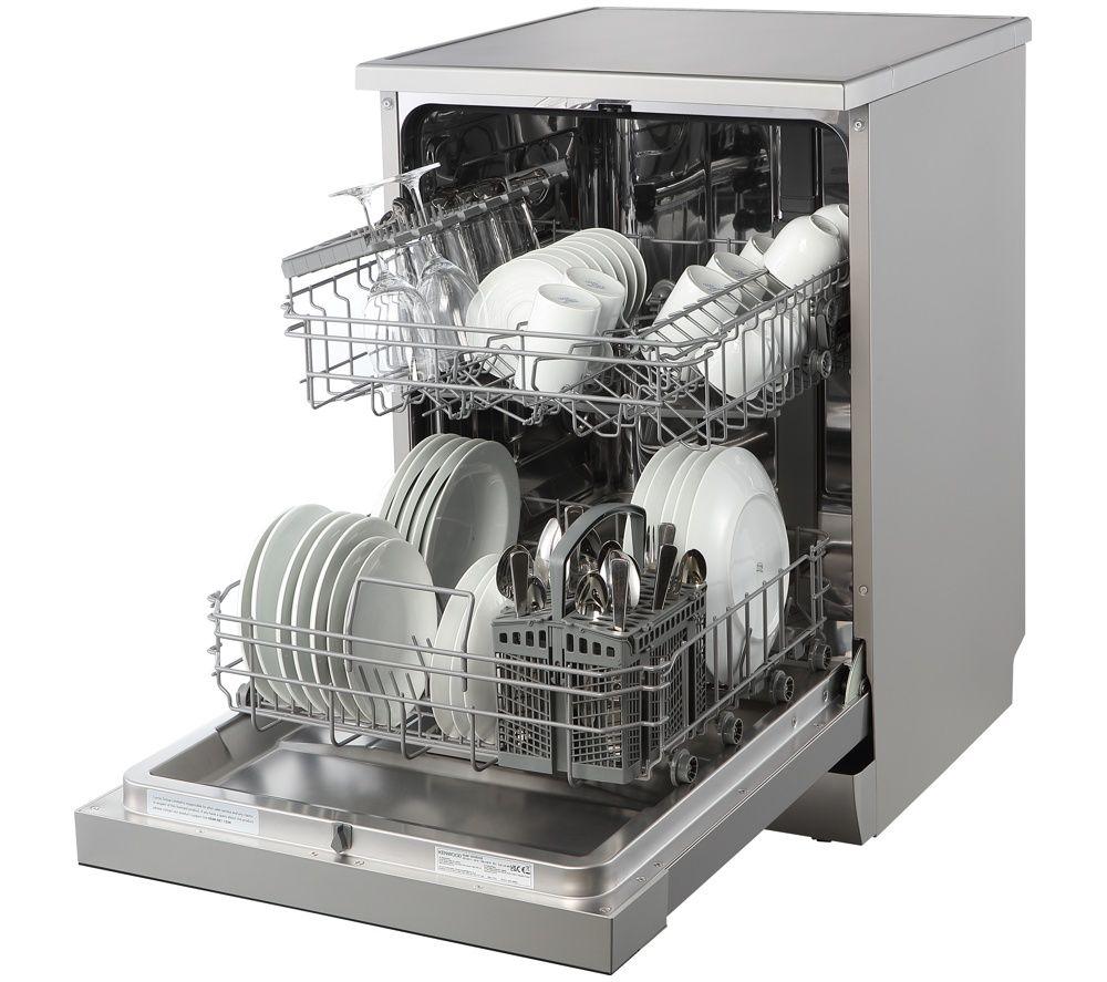 KENWOOD KDW60X26 Full-size Dishwasher - Silver image number 12 of 13