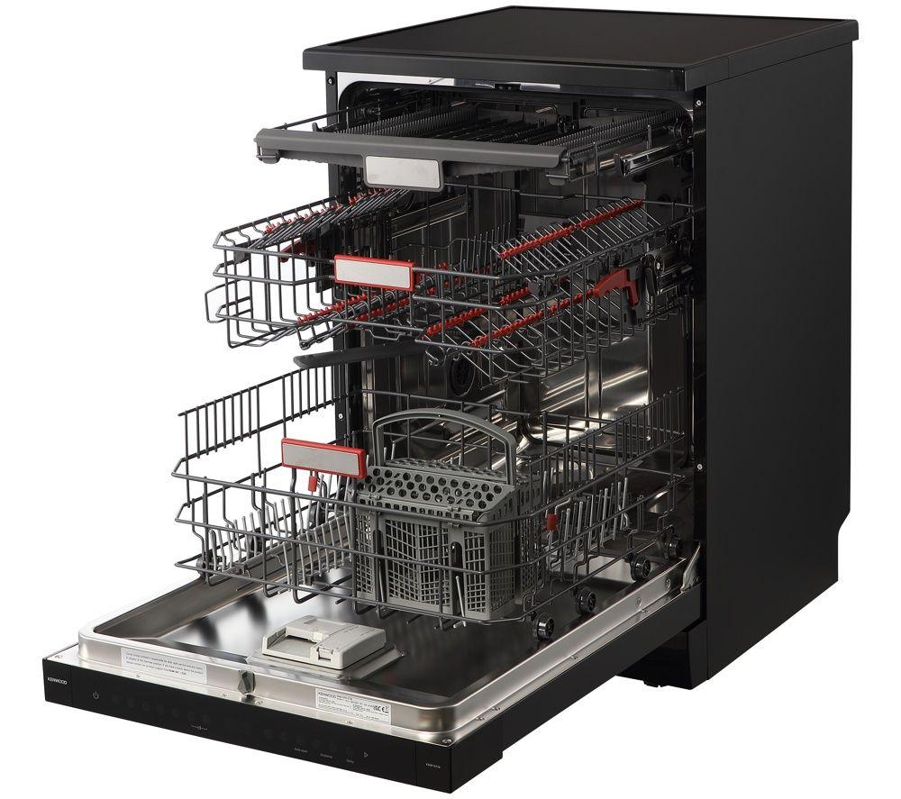 KENWOOD KDW16T26 Full Size Dishwasher - Black Inox image number 8 of 13