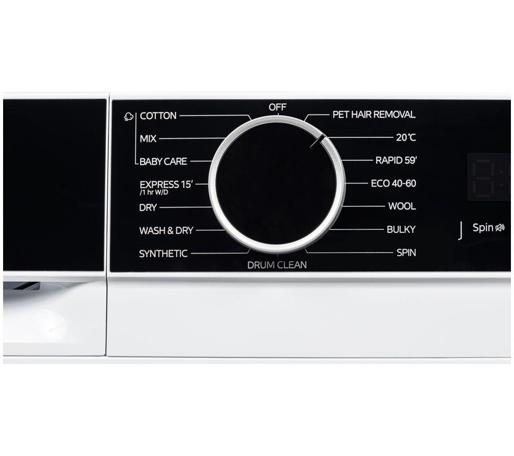 LOGIK L10W7D26 10 Kg Washer Dryer - White image number 3 of 11