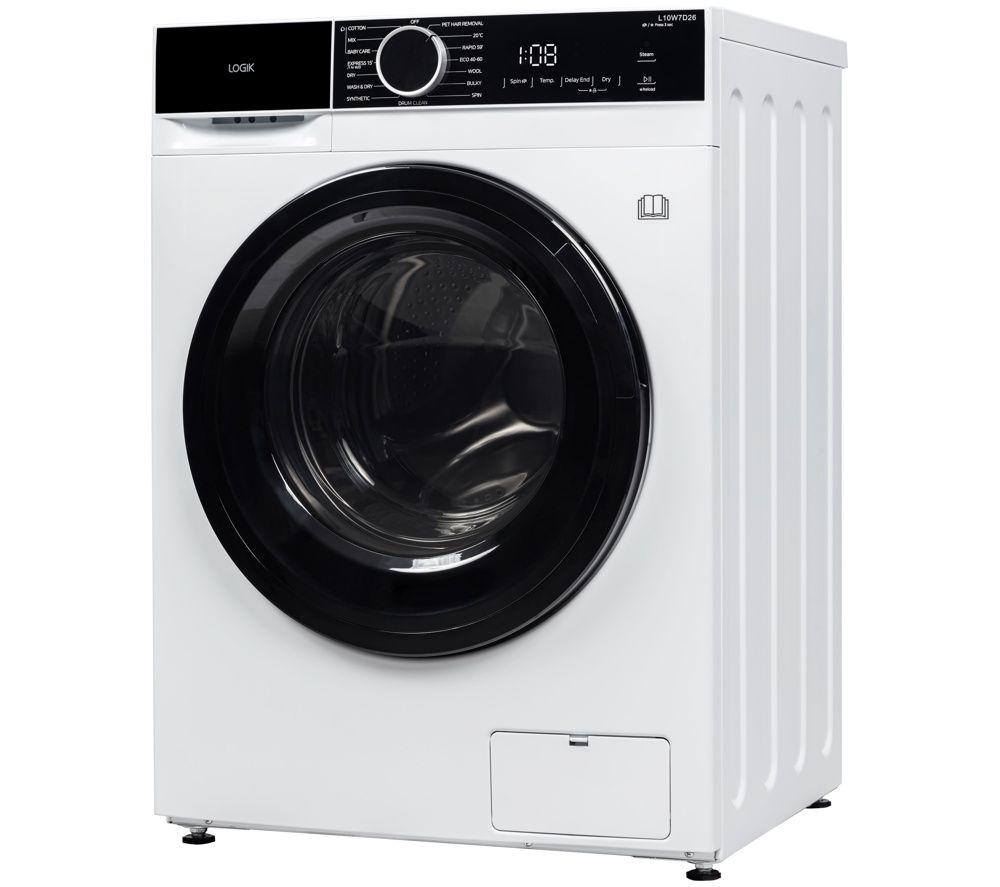 LOGIK L10W7D26 10 Kg Washer Dryer - White image number 7 of 11