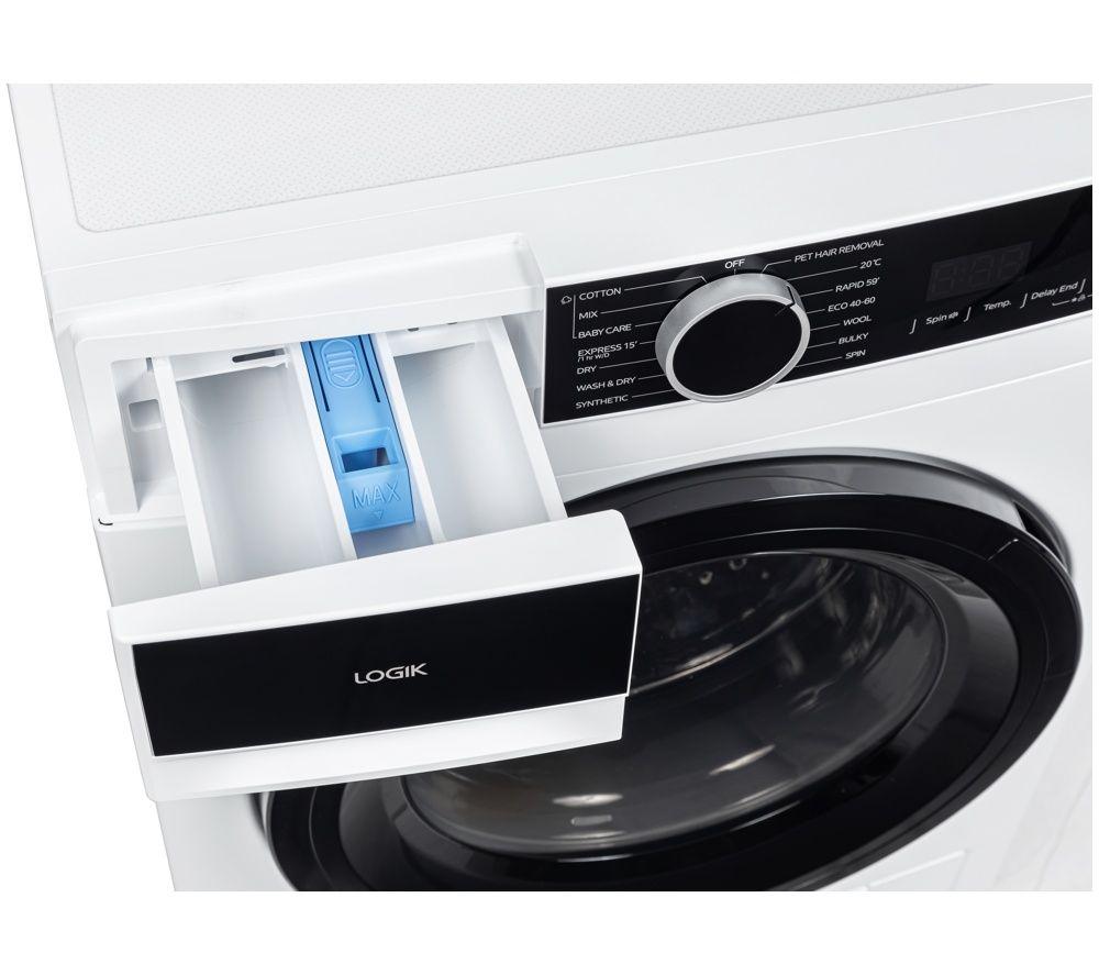 LOGIK L10W7D26 10 Kg Washer Dryer - White image number 11 of 11