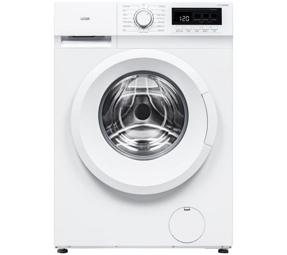 LOGIK L712WM26 7 kg 1200 Spin Washing Machine - White