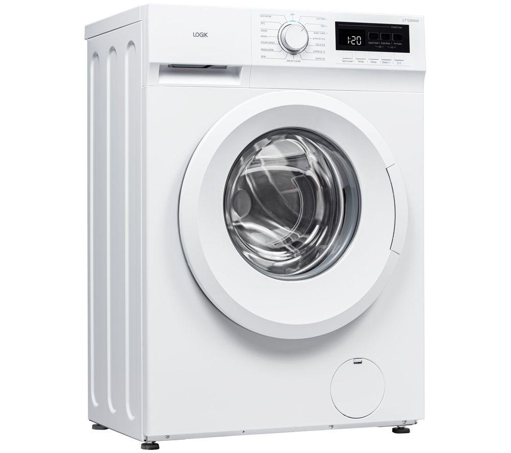 LOGIK L712WM26 7 kg 1200 Spin Washing Machine - White image number 3 of 11