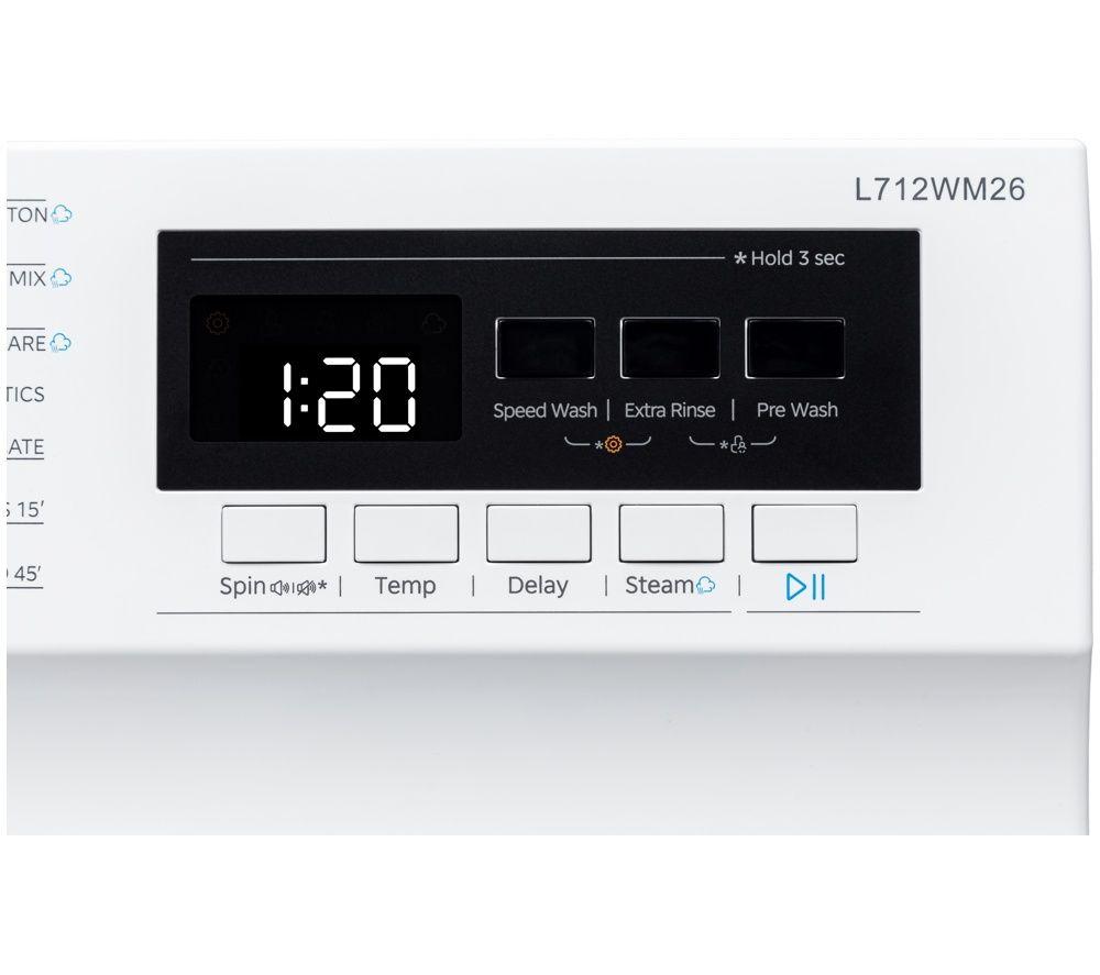 LOGIK L712WM26 7 kg 1200 Spin Washing Machine - White image number 4 of 11