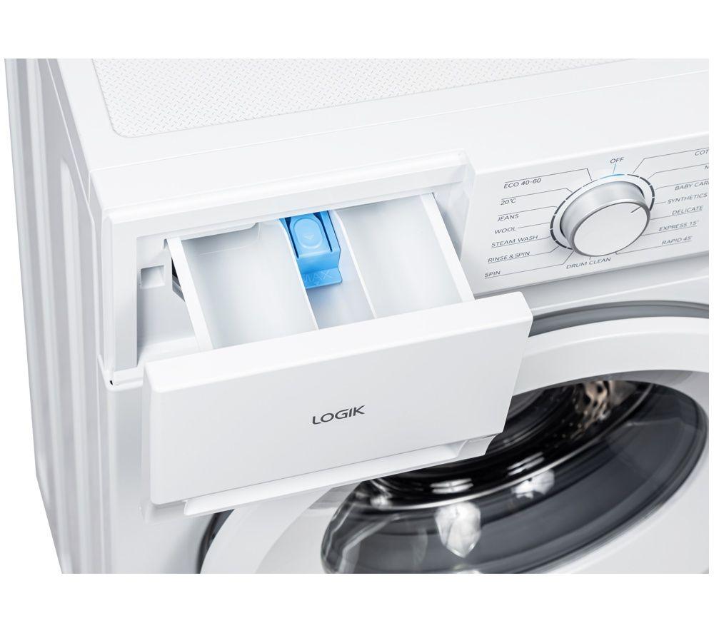 LOGIK L712WM26 7 kg 1200 Spin Washing Machine - White image number 7 of 11