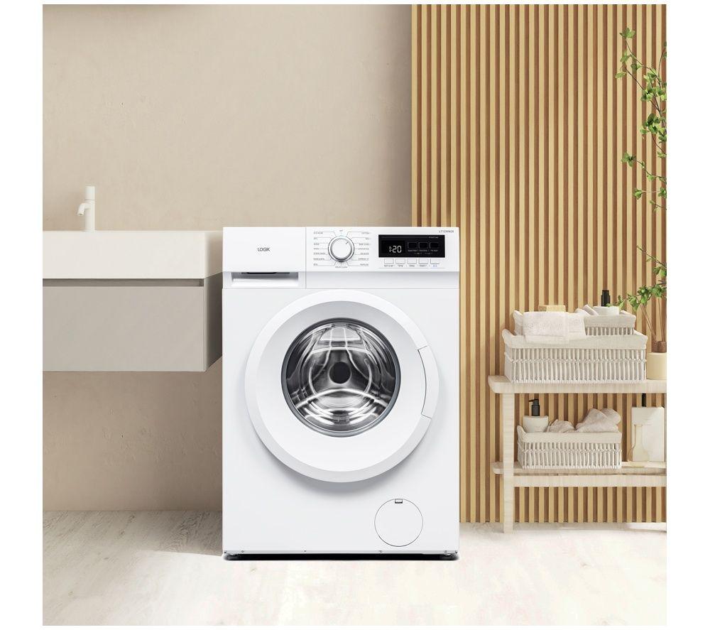 LOGIK L712WM26 7 kg 1200 Spin Washing Machine - White image number 10 of 11