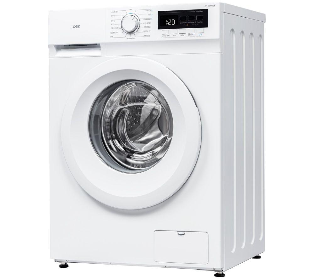 LOGIK Nebula 15 L914WM26 9 kg 1400 Spin Washing Machine - White image number 2 of 11