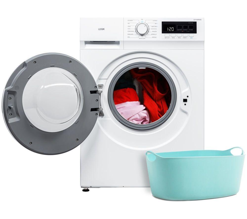 LOGIK Nebula 15 L914WM26 9 kg 1400 Spin Washing Machine - White image number 5 of 11