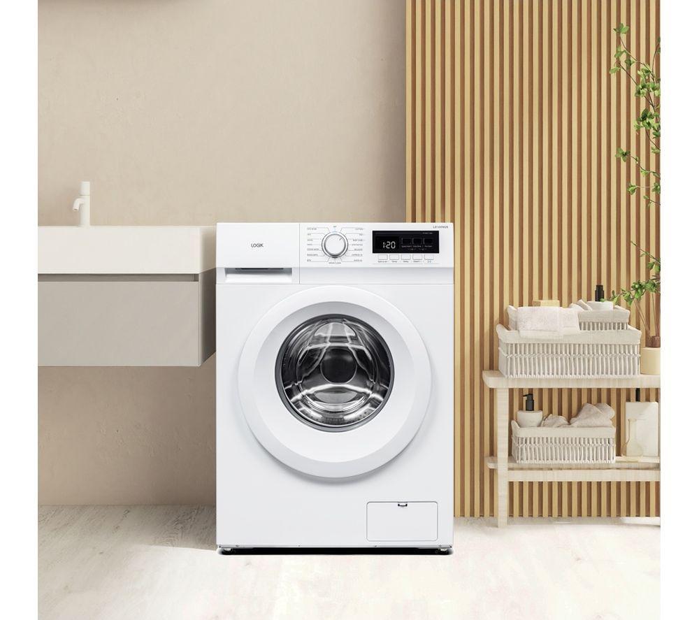 LOGIK L814WMP26 8 kg 1400 Spin Washing Machine - White image number 6 of 7