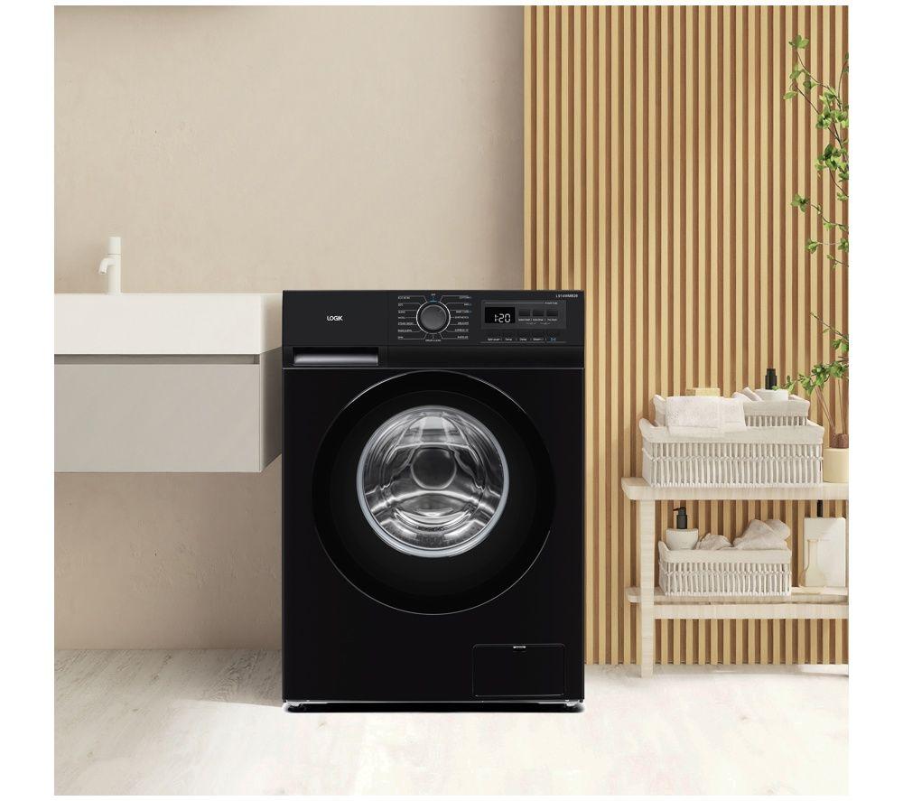 LOGIK L914WMB26 9 kg 1400 Spin Washing Machine - Black image number 10 of 11