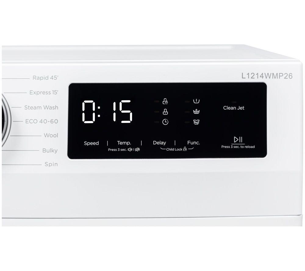 LOGIK L1214WMP26 9 kg 1400 Spin Washing Machine - White image number 4 of 9