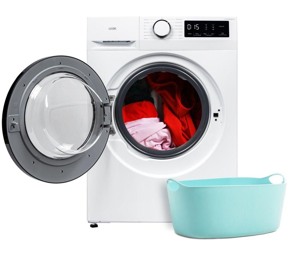LOGIK L1214WMP26 9 kg 1400 Spin Washing Machine - White image number 5 of 9