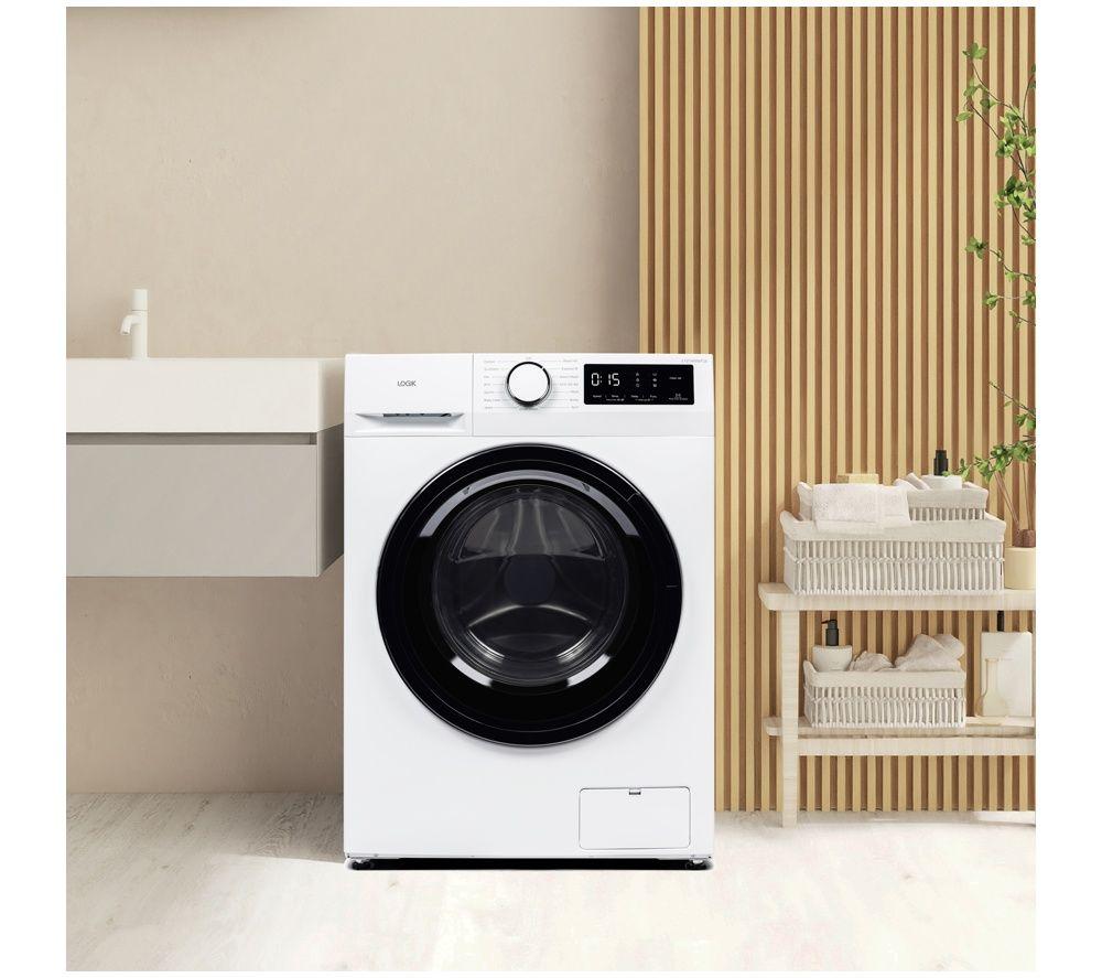 LOGIK L1214WMP26 9 kg 1400 Spin Washing Machine - White image number 8 of 9