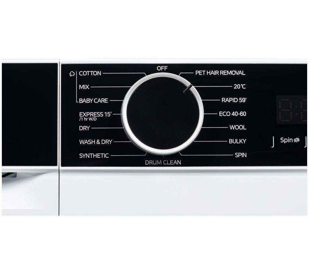 LOGIK L8W6D26 8 Kg Washer Dryer - White image number 6 of 11