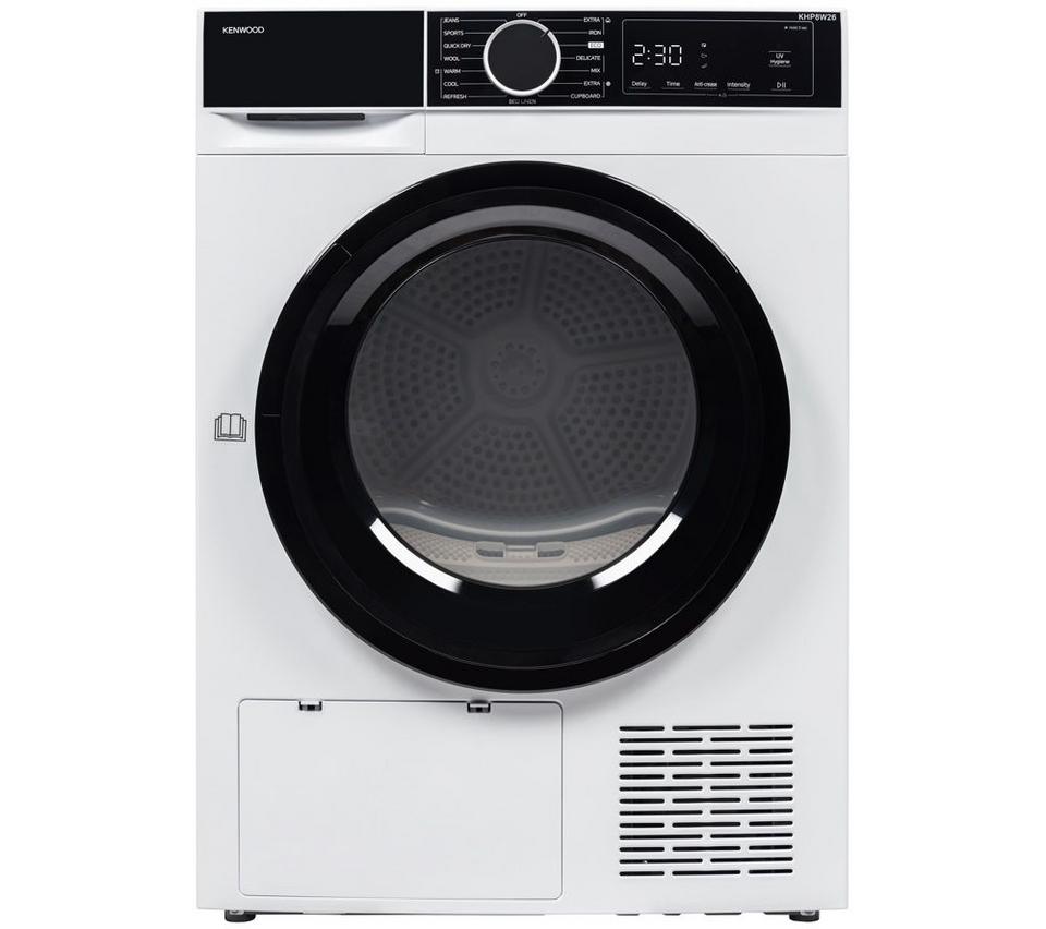 KENWOOD KHP8W26 8 kg Heat Pump Tumble Dryer - White