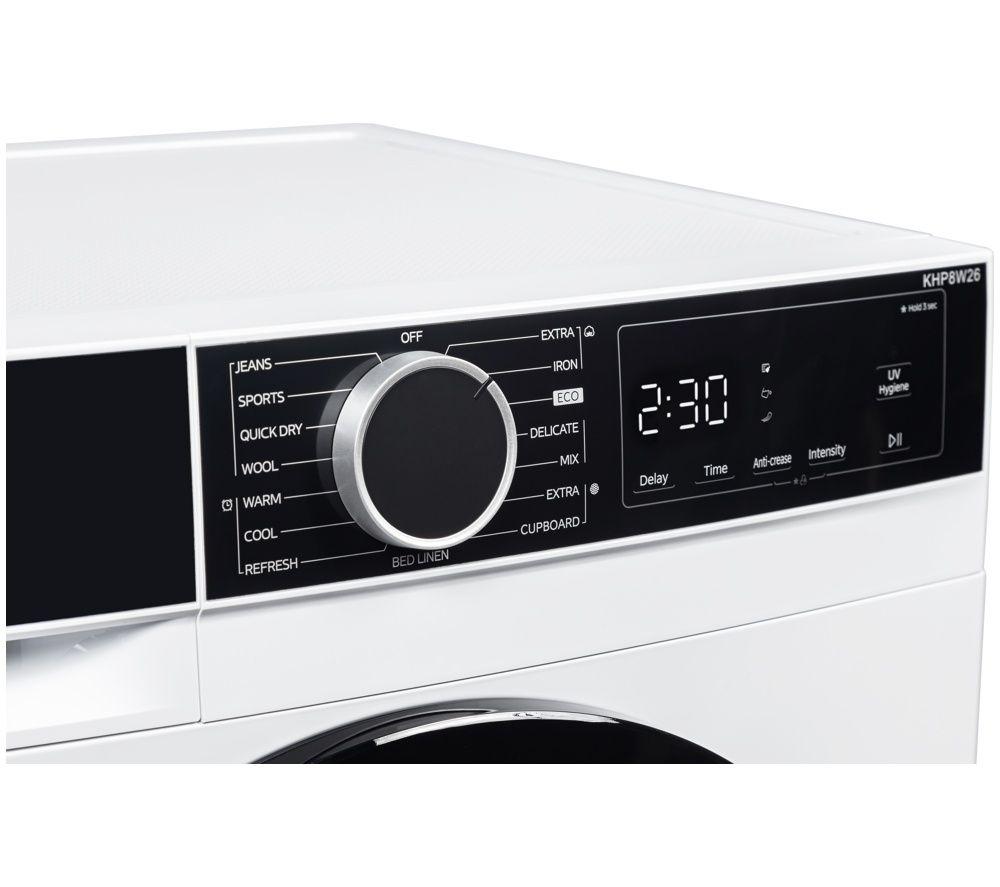 KENWOOD KHP8W26 8 kg Heat Pump Tumble Dryer - White image number 5 of 12