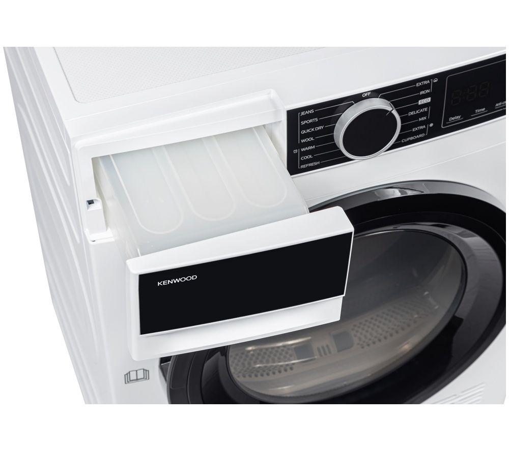 KENWOOD KHP8W26 8 kg Heat Pump Tumble Dryer - White image number 7 of 12