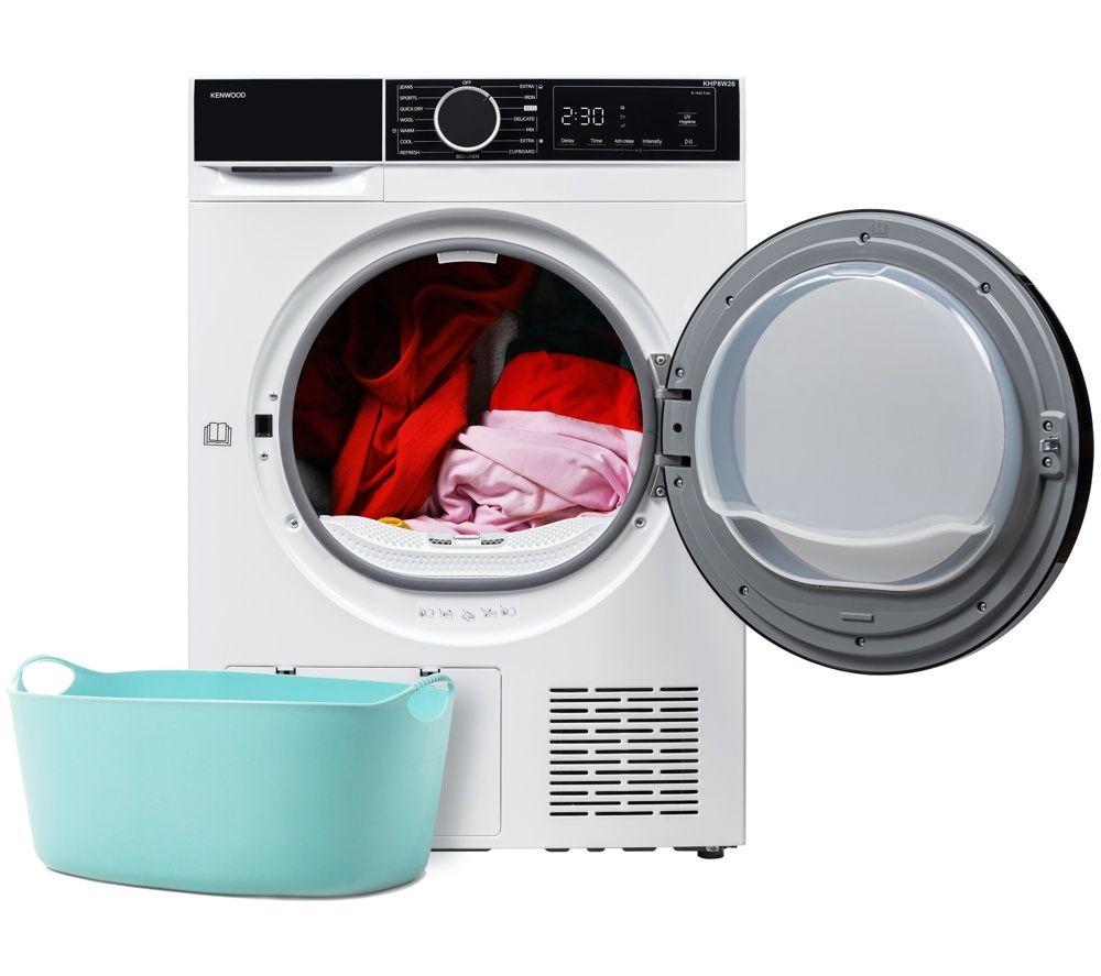 KENWOOD KHP8W26 8 kg Heat Pump Tumble Dryer - White image number 9 of 12
