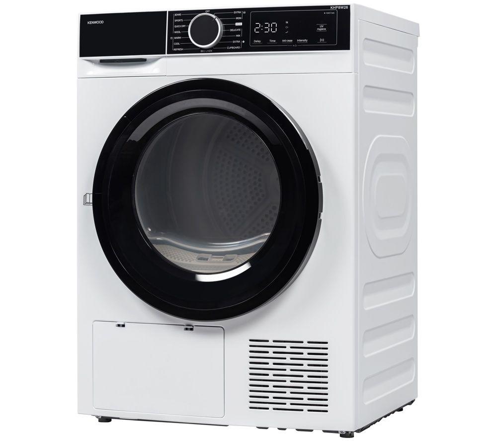 KENWOOD KHP8W26 8 kg Heat Pump Tumble Dryer - White image number 11 of 12
