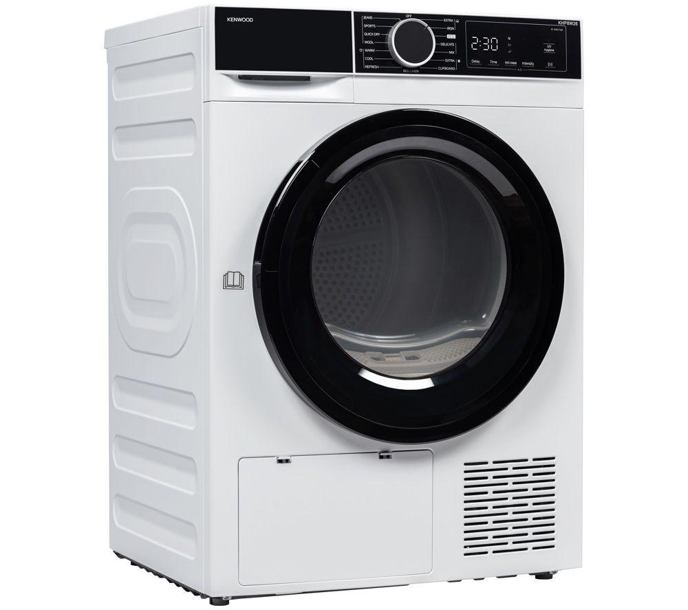 KENWOOD KHP8W26 8 kg Heat Pump Tumble Dryer - White image number 12 of 12