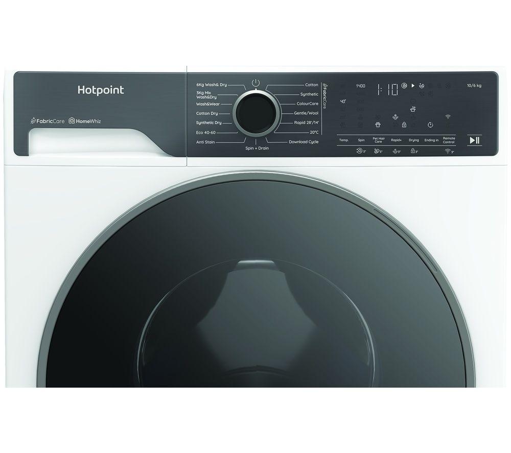 HOTPOINT Fabric Care Pro HPD 1093 CARE UK 10 kg Washer Dryer - White image number 3 of 4