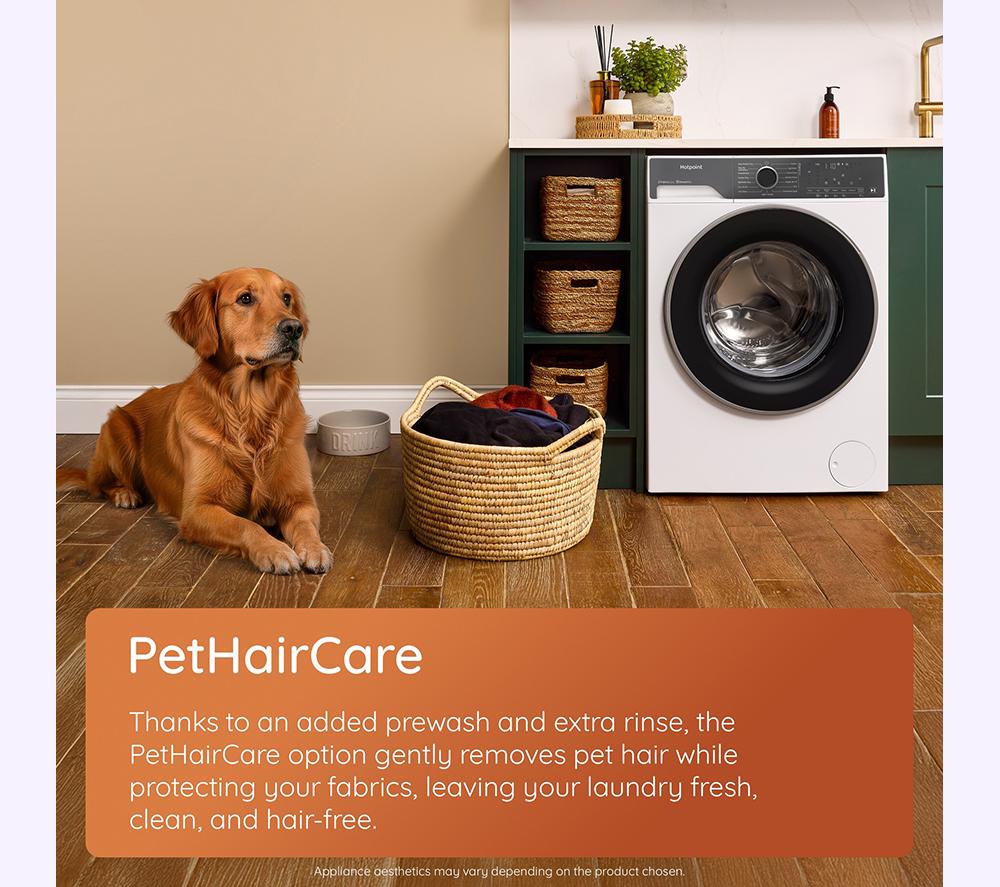 HOTPOINT Fabric Care Pro HPD 1093 CARE UK 10 kg Washer Dryer - White image number 16 of 19
