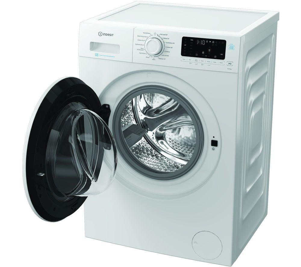 INDESIT Steam Push&Go IDP 9646 UK 9 kg Washer Dryer - White image number 7 of 10