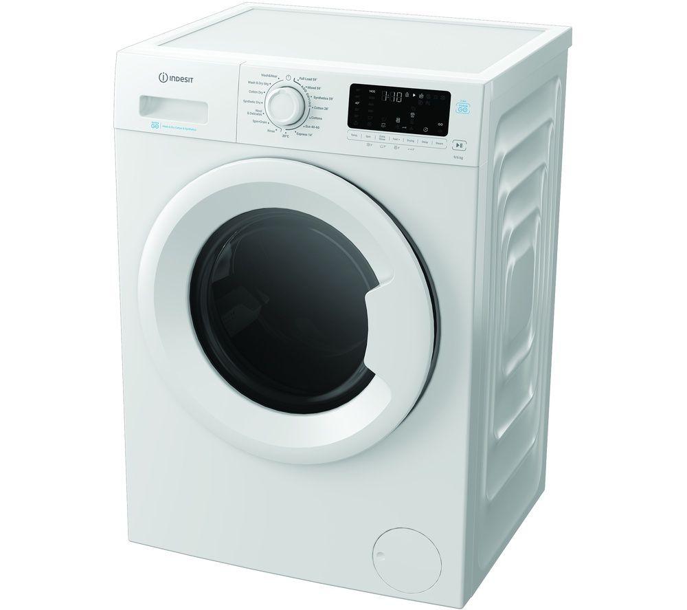 INDESIT Steam Push&Go IDP 9646 UK 9 kg Washer Dryer - White image number 8 of 10