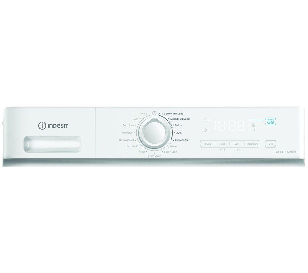 INDESIT MyTime IDMA 8564 UK 8 kg Washer Dryer - White image number 6 of 6