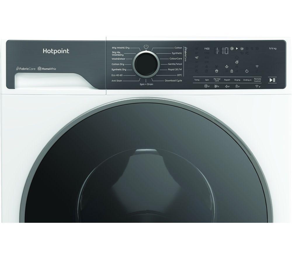HOTPOINT Fabric Care Pro HPD 9693 CARE UK 9 kg Washer Dryer  - White image number 3 of 12