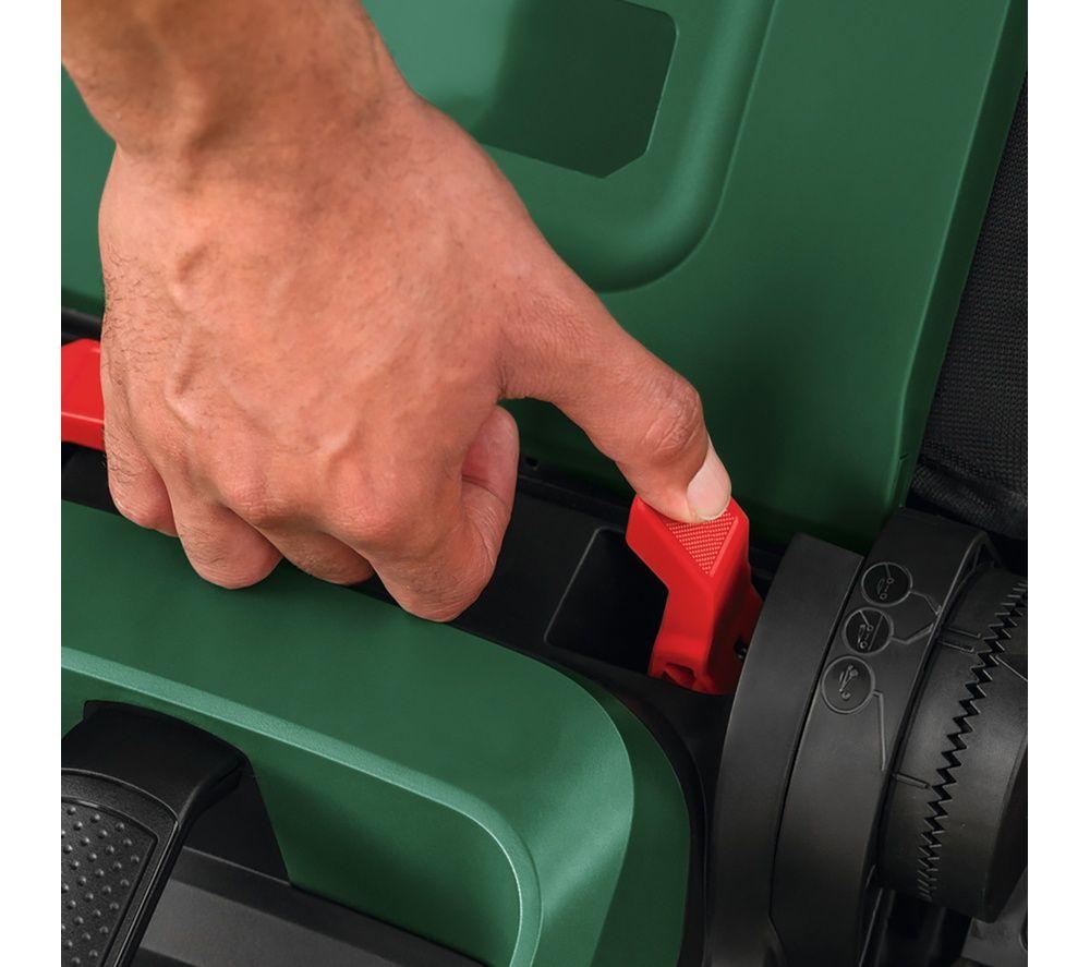 BOSCH Rotak 18V2-38 Cordless Rotary Lawn Mower - Green & Black image number 4 of 10