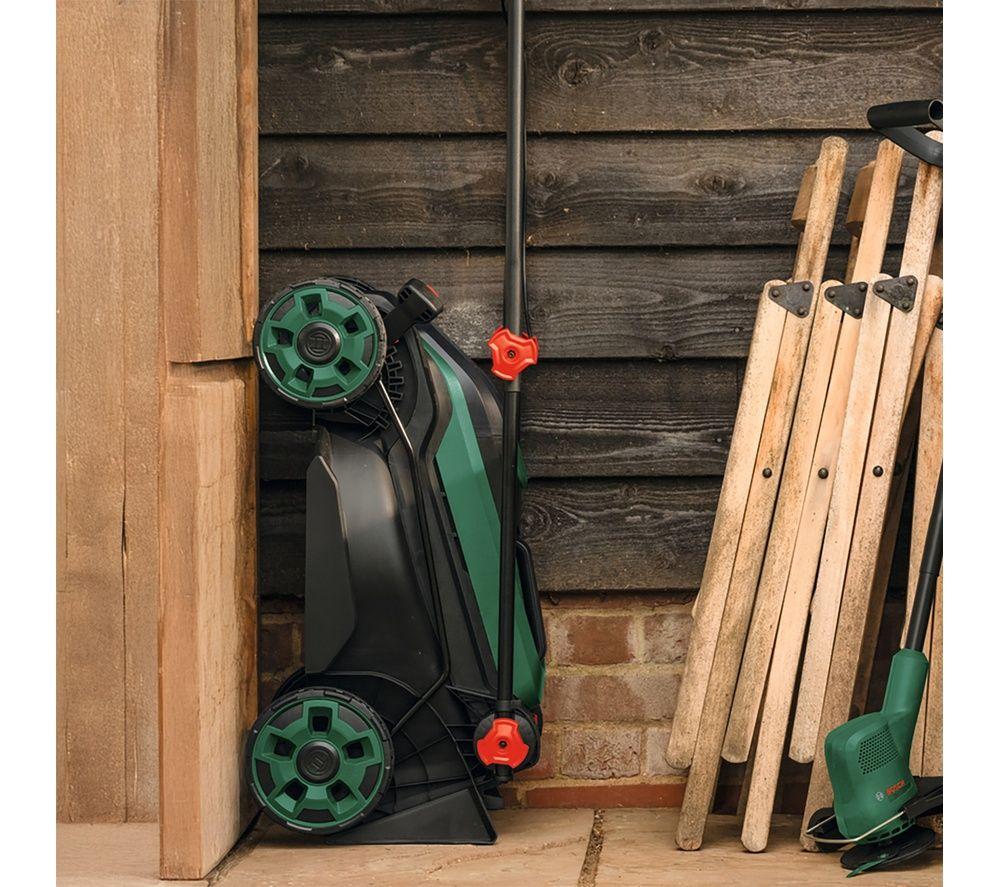 BOSCH Rotak 18V2-38 Cordless Rotary Lawn Mower - Green & Black image number 10 of 10