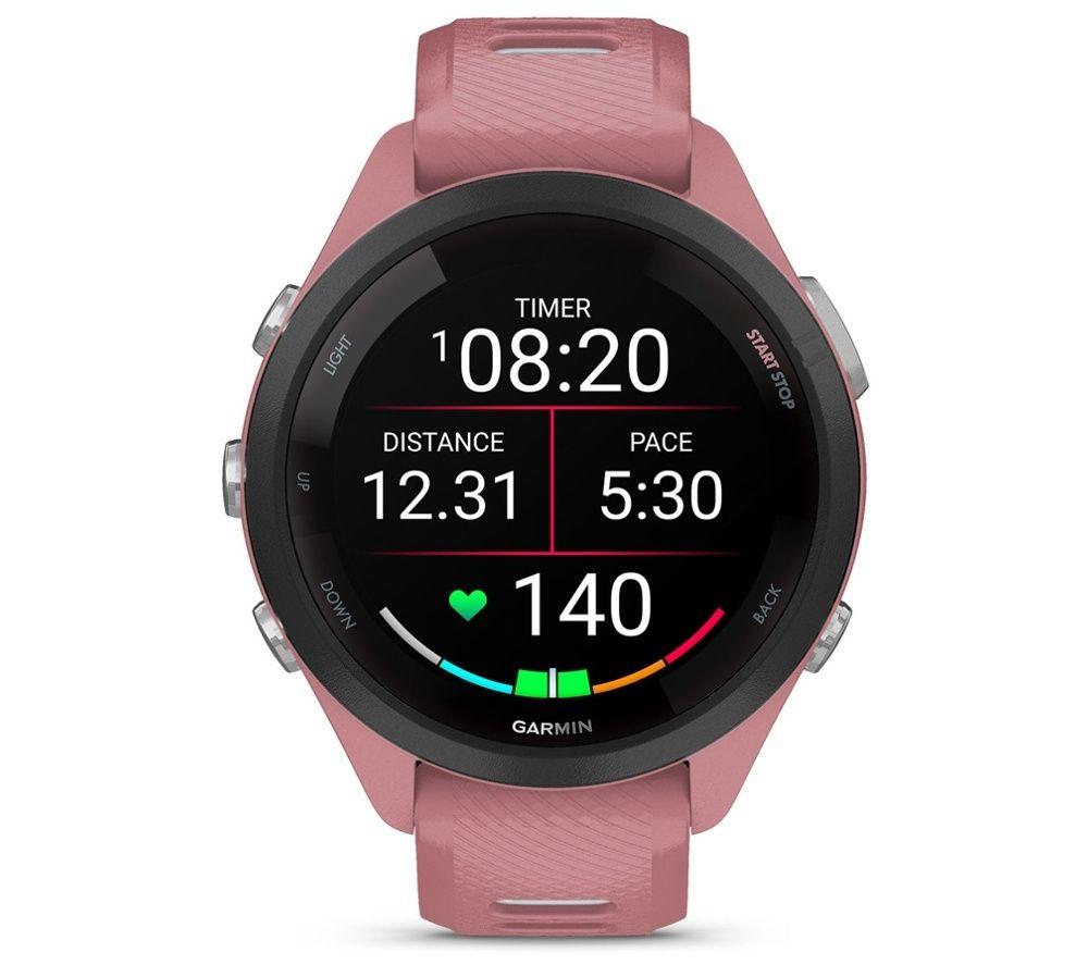 GARMIN Forerunner 265S Sports Watch - Pink & Grey, 42 mm image number 2 of 8