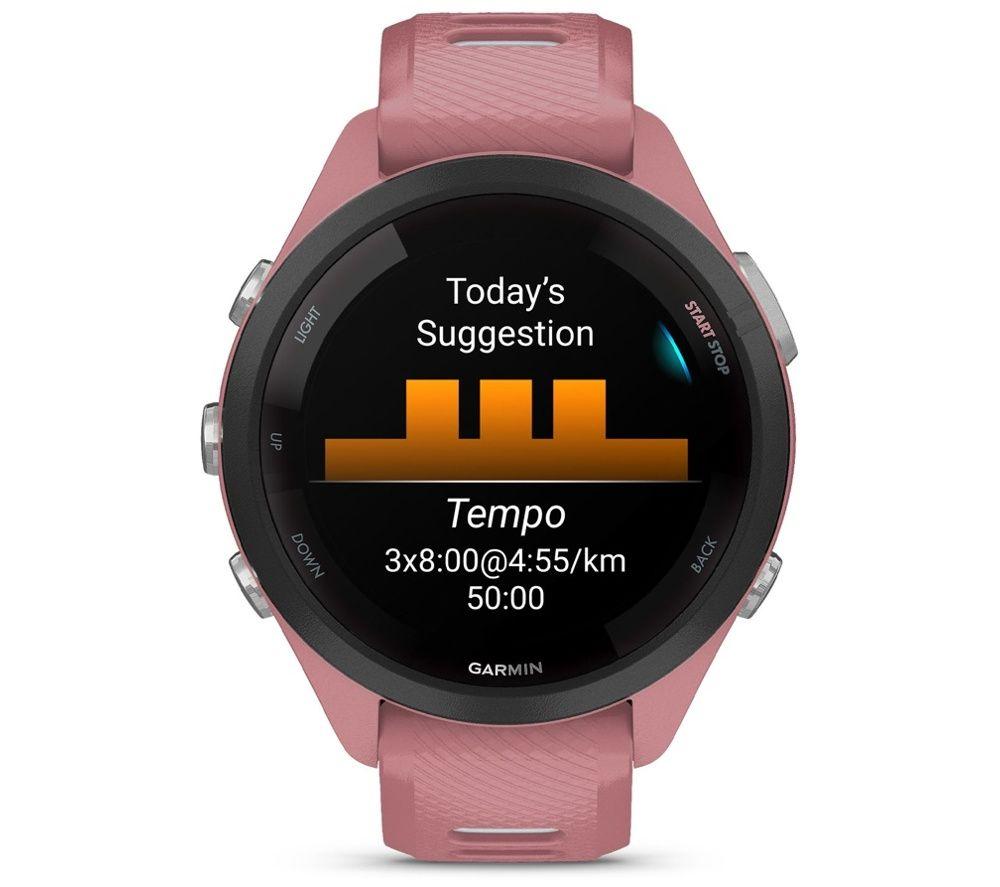 GARMIN Forerunner 265S Sports Watch - Pink & Grey, 42 mm image number 4 of 8