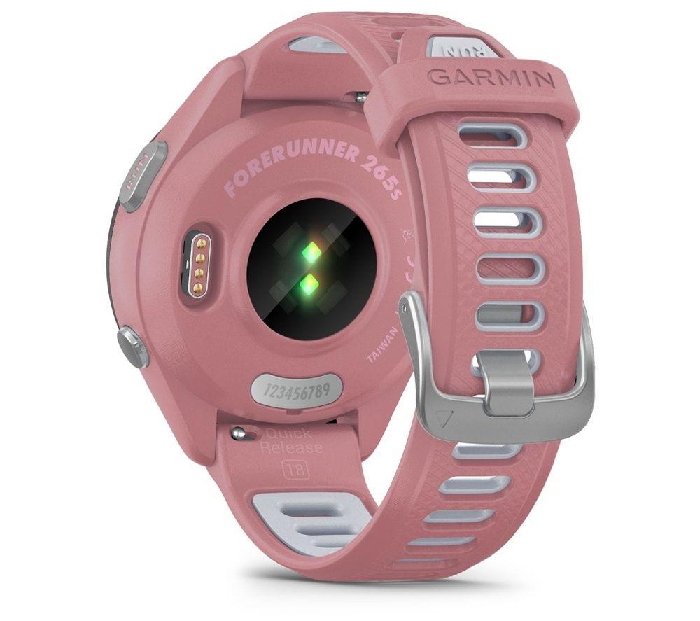 GARMIN Forerunner 265S Sports Watch - Pink & Grey, 42 mm image number 7 of 8