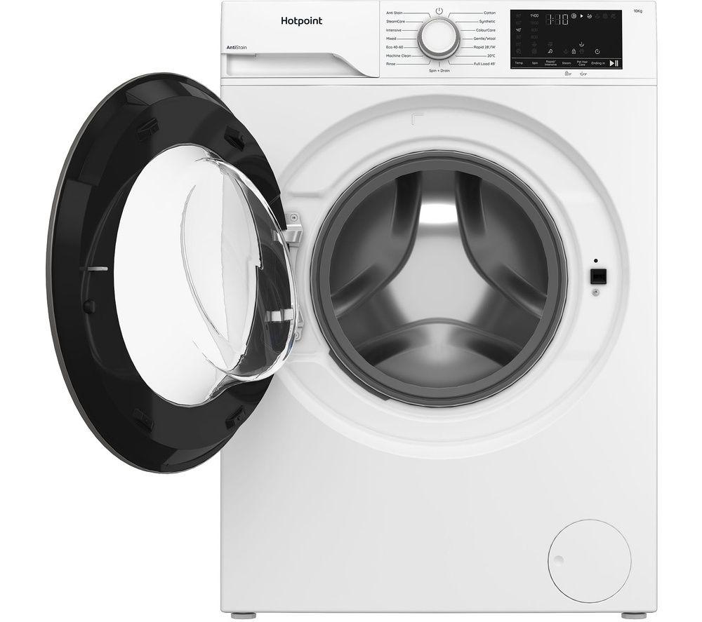 HOTPOINT Anti Stain H 101G UK 10 kg 1400 Spin Washing Machine - White image number 2 of 12