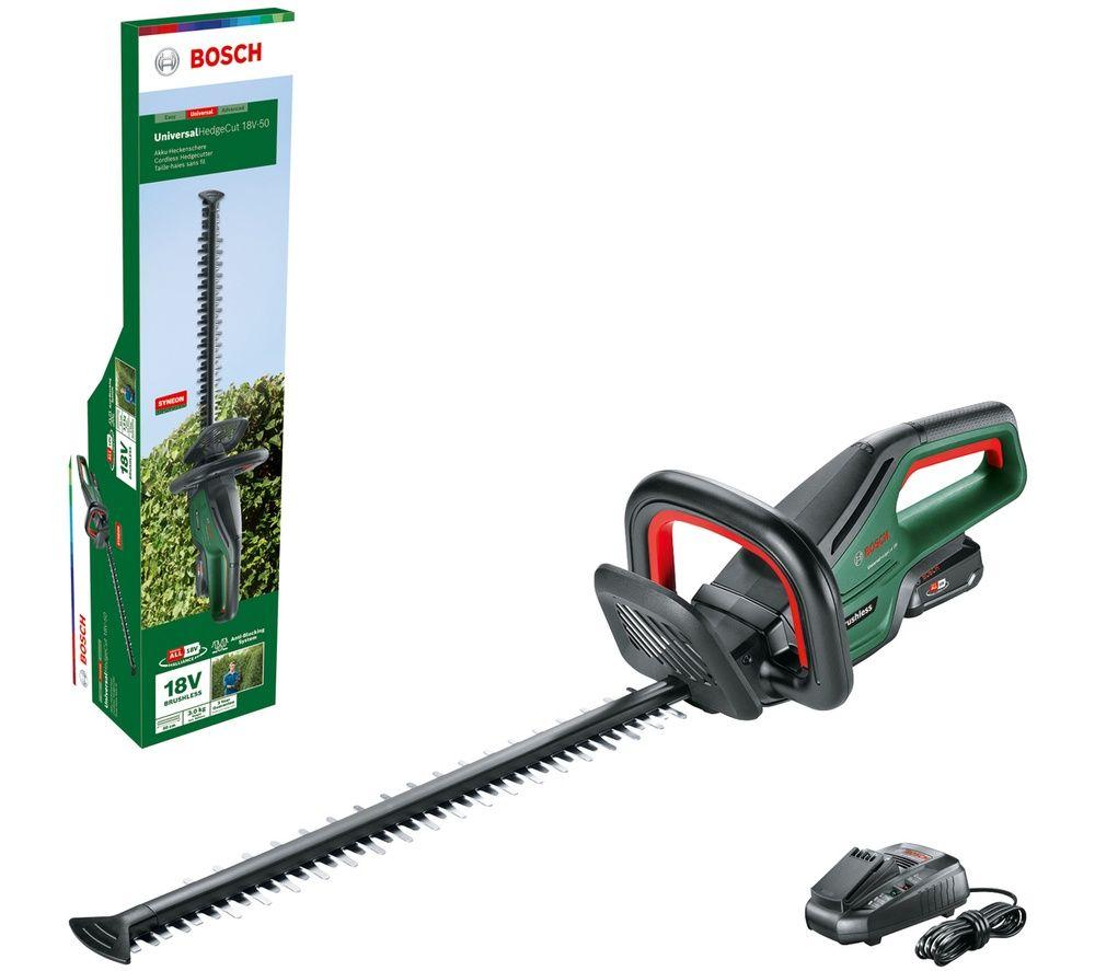 BOSCH UniversalHedgeCut 18V-50 Cordless Hedge Trimmer - Green & Black image number 2 of 6