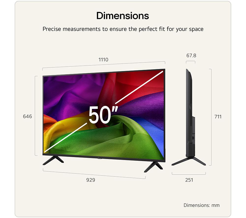 LG NU80 50" LED 4K HDR Smart TV 2026 - 50NU800B6LC image number 3 of 12