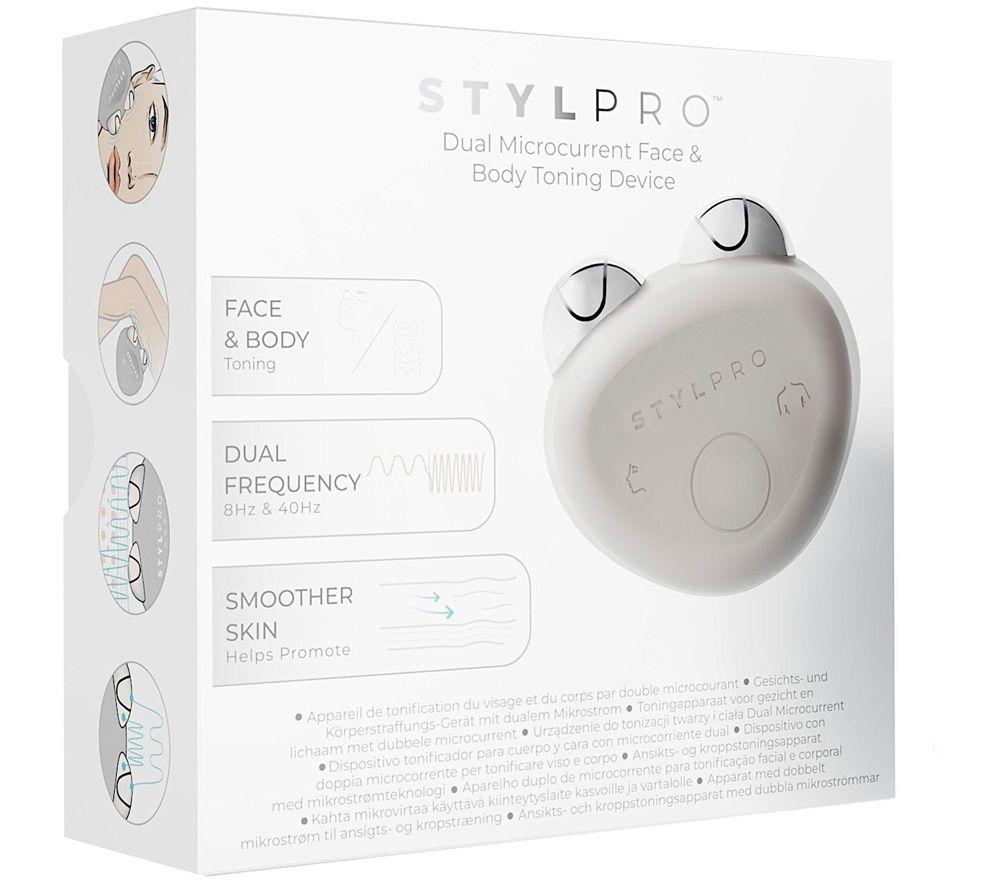 STYLPRO Dual Microcurrent Face & Body Toning Device - Taupe image number 2 of 5