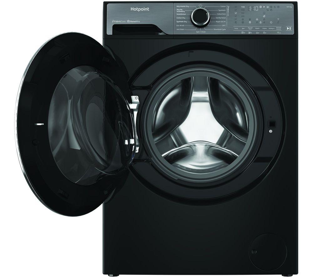 HOTPOINT Fabric Care Pro HPD 9693B CARE UK 9 kg Washer Dryer - Black image number 2 of 12