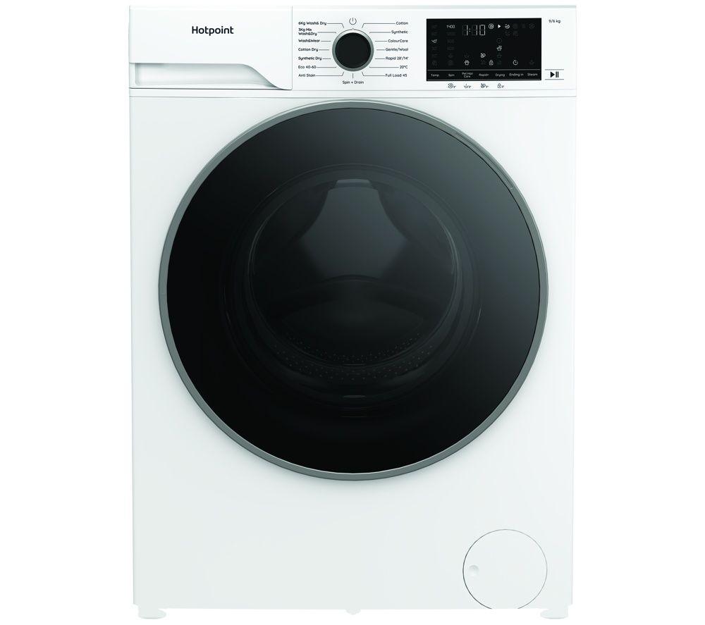 Hotpoint Hbd 9680 Anti Stain Uk 9 Kg Washer Dryer - White, White