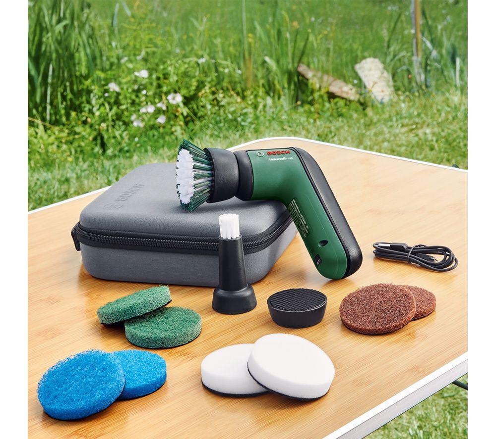 BOSCH UniversalBrush Electric Cleaning Brush Set - Black & Green image number 3 of 10