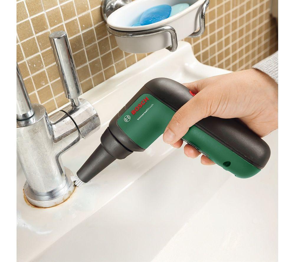 BOSCH UniversalBrush Electric Cleaning Brush Set - Black & Green image number 5 of 10