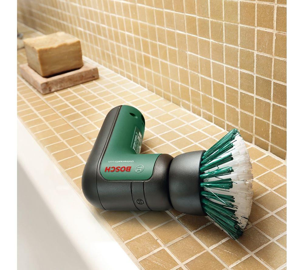 BOSCH UniversalBrush Electric Cleaning Brush Set - Black & Green image number 6 of 10