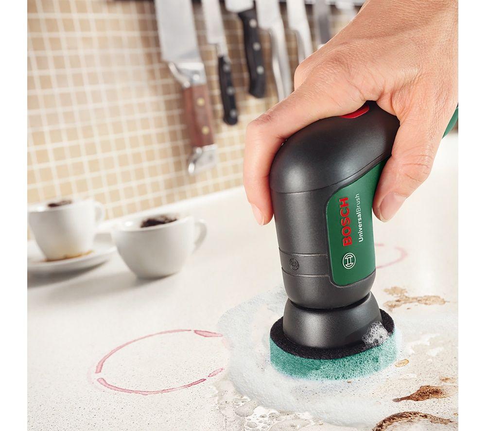 BOSCH UniversalBrush Electric Cleaning Brush Set - Black & Green image number 8 of 10