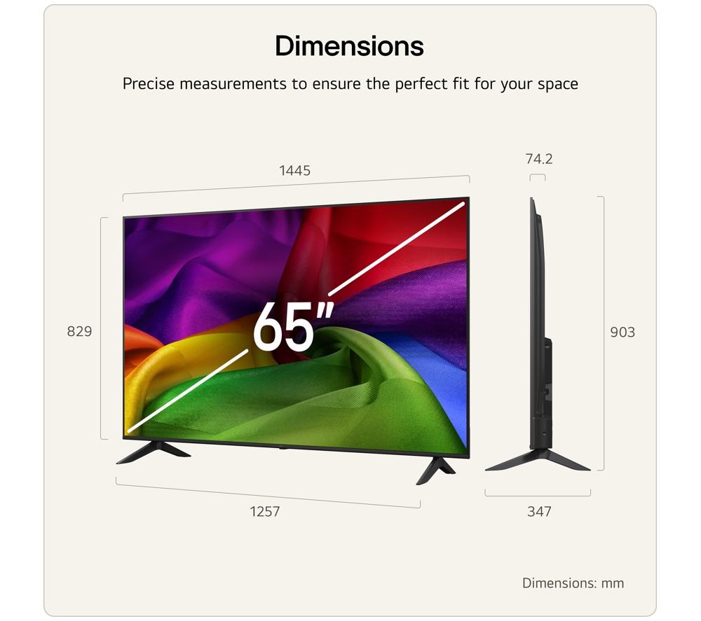 LG NU80 65" LED 4K HDR Smart TV 2026 - 65NU800B6LA image number 3 of 12