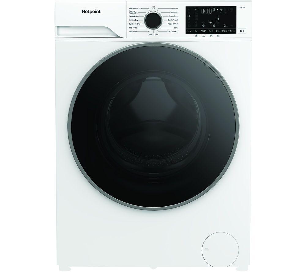Hotpoint AntiStain HBD 8680 ANTI STAIN UK 8 kg Washer Dryer - White