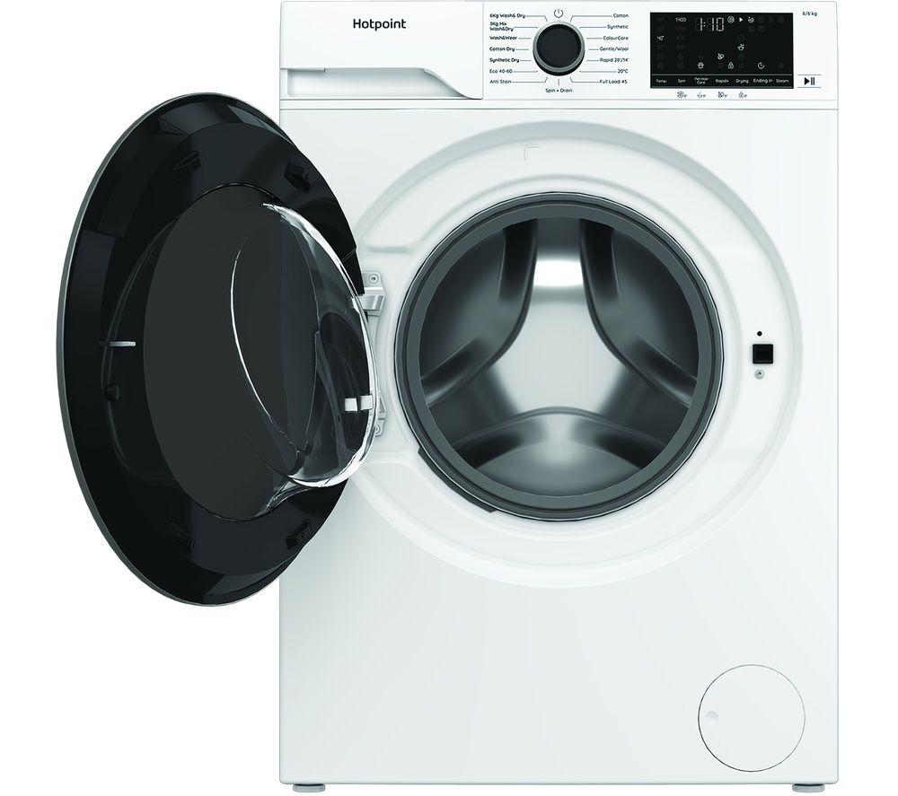 HOTPOINT AntiStain HBD 8680 ANTI STAIN UK 8 kg Washer Dryer - White image number 2 of 12