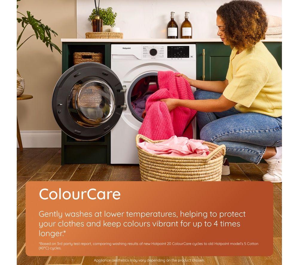 HOTPOINT AntiStain HBD 8680 ANTI STAIN UK 8 kg Washer Dryer - White image number 6 of 12