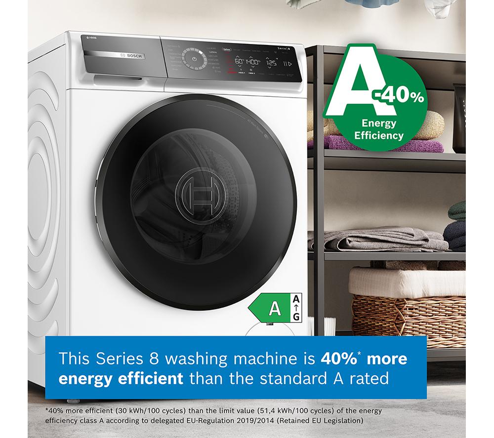 BOSCH Series 8 i-DOS WGB264A1GB WiFi-enabled 11 kg 1400 Spin Washing Machine - White image number 13 of 19